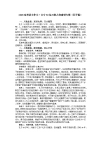 孔子篇-2026年高考语文作文古今人物素材分析与讲练（全国通用）