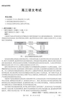 云南省金太阳2025届高三下学期3月百万大联考语文试卷（无答案）