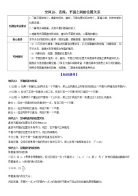 高端精品高中数学一轮专题-空间点、直线、平面之间的位置关系（讲）教案