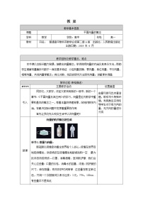 人教A版 (2019)必修 第二册6.1 平面向量的概念教学设计