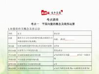 新人教A版高考数学二轮复习专题七平面向量1平面向量的概念线性运算及基本定理综合篇课件