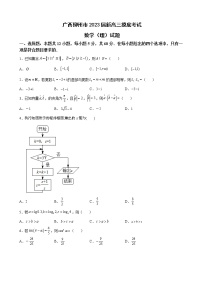 2023届广西柳州市新高三摸底考试数学（理）试题含解析