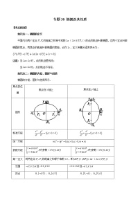 2023高考数学二轮复习（知识点多）专题38 椭圆及其性质（原卷＋解析版）