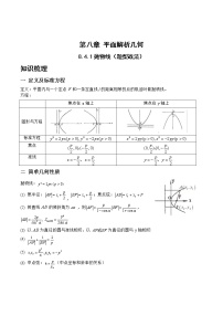 8.4.1抛物线（题型战法）-备战高三数学一轮复习题型与战法精准训练（新高考专用）