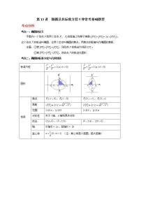 2022-2023学年高二数学 人教A版2019选择性必修第一册 同步讲义 第13讲 椭圆及其标准方程5种常考基础题型 Word版含解析