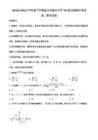 湖北省武汉市5G联合体2022-2023学年高二下学期期中联考数学试题