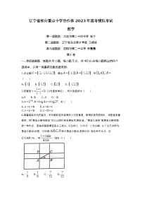 2023年辽宁省部分重点高中协作体高三模拟数学试题