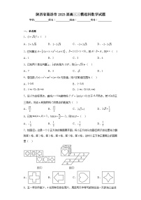 陕西省商洛市2023届高三三模理科数学试题（含答案）