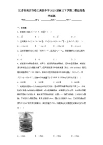 江苏省南京市临江高级中学2023届高三下学期二模拉练数学试题（含答案）