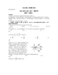 2021届安徽省江南十校高三下学期一模联考理科数学试题 PDF版