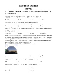 精品解析：重庆市南开中学校高三第七次质量检测数学试题