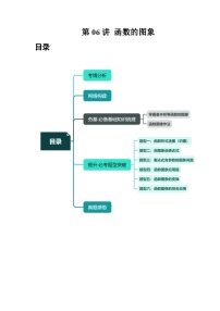 第06讲 函数的图象（六大题型）（讲义）-备战2024年高考数学一轮专题复习（新教材新高考）