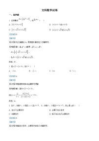 河南省顶级名校2022-2023学年高三上学期1月阶段性检测文科数学试题（Word版附解析）