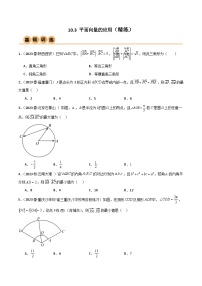 10.3 平面向量的应用（精练）-2024年高考数学一轮复习一隅三反系列（新高考）