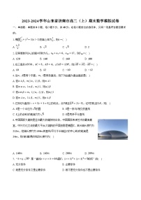 2023-2024学年山东省济南市高二（上）期末数学模拟试卷（含解析）