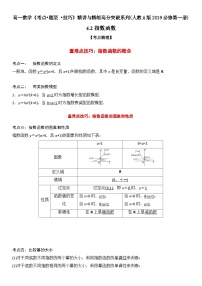 高中数学人教A版 (2019)必修 第一册第四章 指数函数与对数函数4.2 指数函数习题