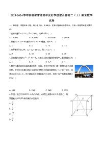 2023-2024学年吉林省普通高中友好学校联合体高二（上）期末数学试卷（含解析）