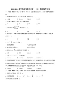 陕西省商洛市2023-2024学年高一上学期期末数学试题