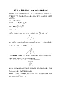 2024学生版大二轮数学新高考提高版（京津琼鲁辽粤冀鄂湘渝闽苏浙黑吉晋皖云豫新甘贵赣桂）专题二　培优点5　极化恒等式、奔驰定理与等和线定理3