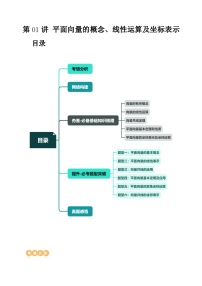 2024年高考数学一轮复习讲练测（新教材新高考）第01讲 平面向量的概念、线性运算及坐标表示（六大题型）（讲义）（原卷版+解析）