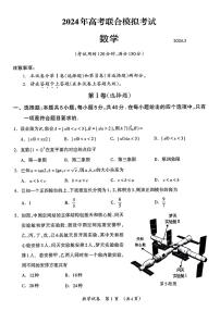 广西壮族自治区来宾市2024届高三下学期高考联合模拟考试（一模）-数学试卷与答案