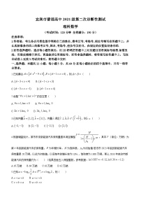 四川省宜宾市2024届高三下学期第二次诊断性考试数学（理）试卷（Word版附答案）