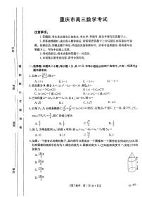 重庆好教育联盟金太阳联考2024届高三下学期3月联考（24-340C）数学试题及答案