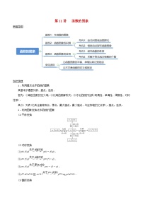 2024年新高考数学一轮复习知识梳理与题型归纳第11讲函数的图象（学生版）