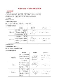 2024年新高考数学一轮复习题型归类与强化测试专题43直线平面平行的判定与性质（教师版）