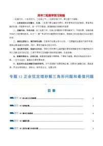 专题12 正余弦定理妙解三角形问题和最值问题（练习）-2024年高考数学二轮复习讲练测（新教材新高考）