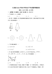 2024年江西省上高二中中考一模数学试题（含解析）