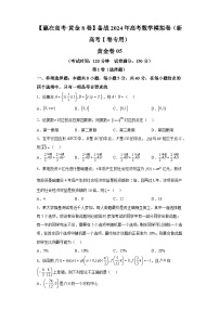 【赢在高考·黄金8卷】备战2024年高考数学模拟卷（新高考Ⅰ卷专用）黄金卷05及答案