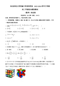 精品解析：广东省深圳市东北师范大学附属中学深圳学校2024届高三下学期3月校内模拟测试数学试题