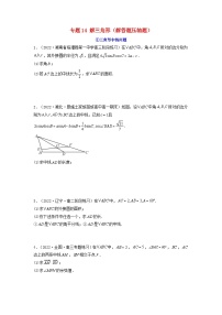 新高考版2023年高考数学必刷压轴题专题14解三角形解答题压轴题（学生版）