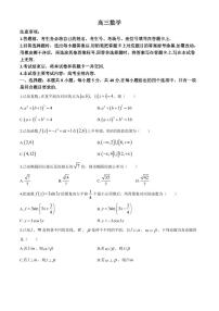 2024届广东省揭阳市高三下学期一模数学试题