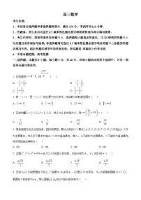 河南省周口市部分重点高中2023-2024学年高三下学期2月开学收心考试数学试题