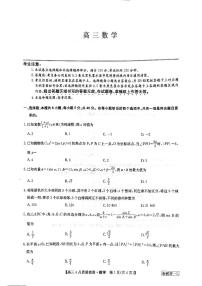 河南省九师联盟2024届高三下学期4月质量检测数学试题