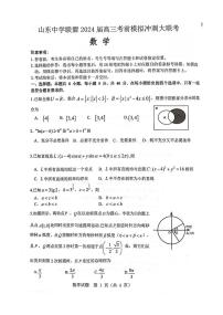 山东中学联盟2024届高三考前模拟冲刺大联考数学试卷（附参考答案）