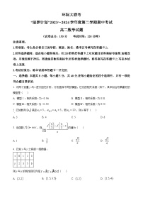 河南省驻马店市环际大联考2023-2024学年高二下学期期中考试数学试卷（Word版附解析）