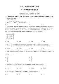 海南省文昌中学2023-2024学年高二下学期期中段考数学试卷（Word版附解析）