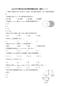 2024年宁夏吴忠市高考数学模拟试卷（理科）（二）