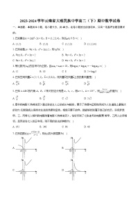 2023-2024学年云南省大理民族中学高二（下）期中数学试卷