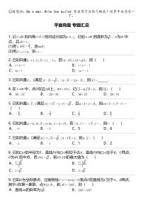 2024高考冲刺数学最热30题 平面向量 专题汇总