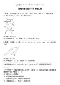 2024高考冲刺数学最热30题 空间向量与立体几何 专题汇总