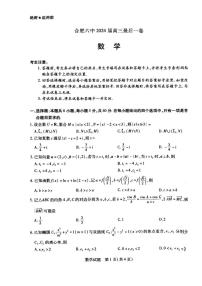 （新高考新构架19题）2024届安徽合肥六中高三最后一卷数学试题（原卷版+含解析）