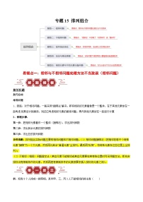 专题15 排列组合（6大易错点分析+解题模板+举一反三+易错题通关）-备战2024年高考数学考试易错题（新高考专用）