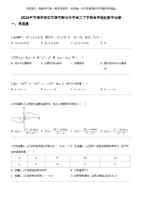 2024年天津河西区天津市新华中学高三下学期高考模拟数学试卷