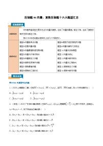 压轴题06向量、复数压轴题16题型汇总-2024年高考数学压轴题专项训练（新高考通用）（原卷版）