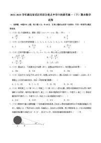 2022-2023学年湖北省武汉市部分重点中学六校联考高一（下）期末数学试卷