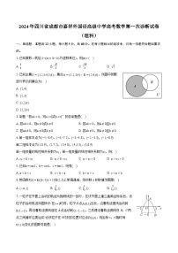 2024年四川省成都市嘉祥外国语高级中学高考数学第一次诊断试卷（理科）（含详细答案解析）